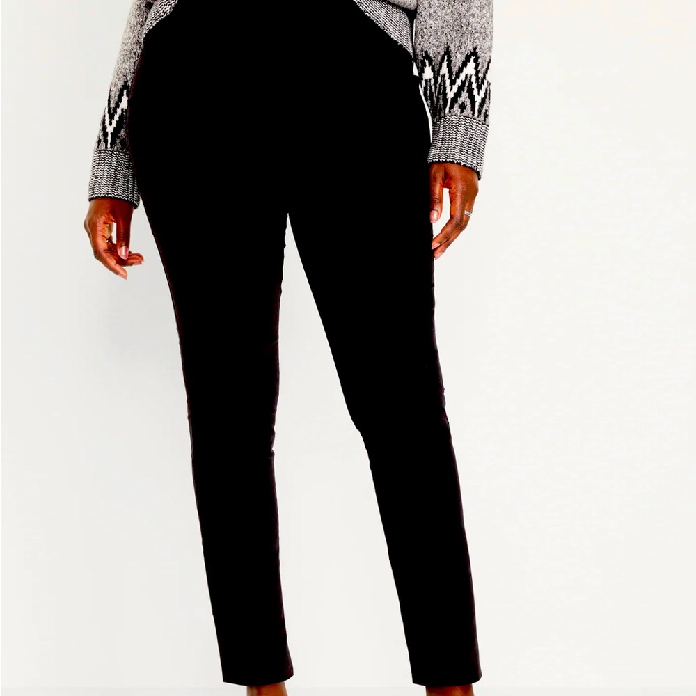 Old Navy High-Waisted Pixie Skinny Velvet Ankle Pants
